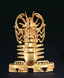 Pendant Representing a Lobster with a Crocodile Mouth, from La Vaca, Punta Burica, Costa Rica